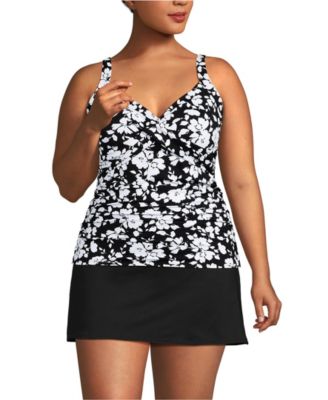 Women's Sweetheart Wrap Underwire Tankini Top
