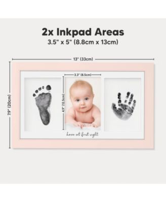 Inkless Baby Hand And Footprint Kit Frame, Mess Free Baby Picture Frame for Newborn