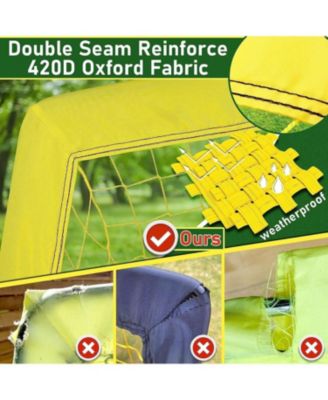 Portable Soccer Goal, Large-Frame Design Built for Long-Term Development, Easy Setup for Backyard, Park or School Training