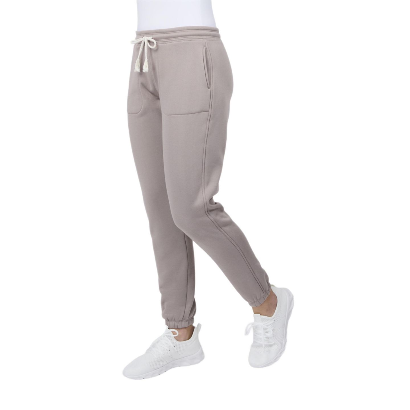 Женские брюки Free Country Cloud Fleece Athletic Jogger, цвет: Taupewood — фото 2