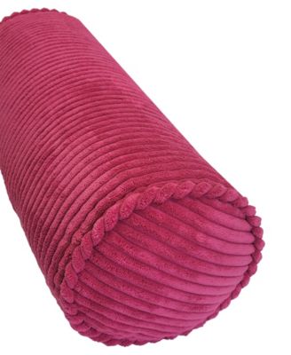 Bowery Corduroy Neckroll Decorative Pillow, 7" x 18"