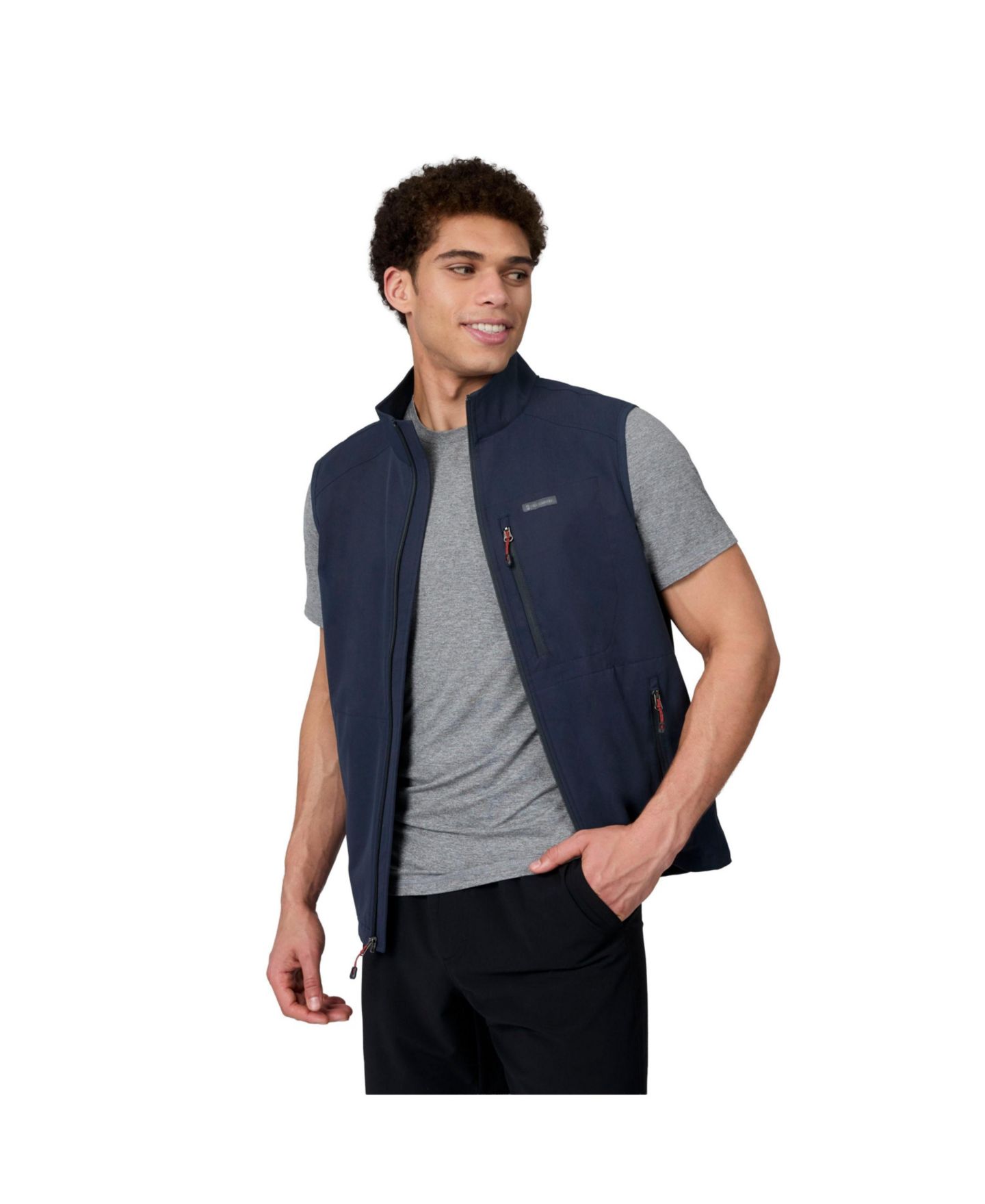 Мужской жилет Free Country Stretch Rip Stop Adventure Vest, цвет: Storm — фото 5