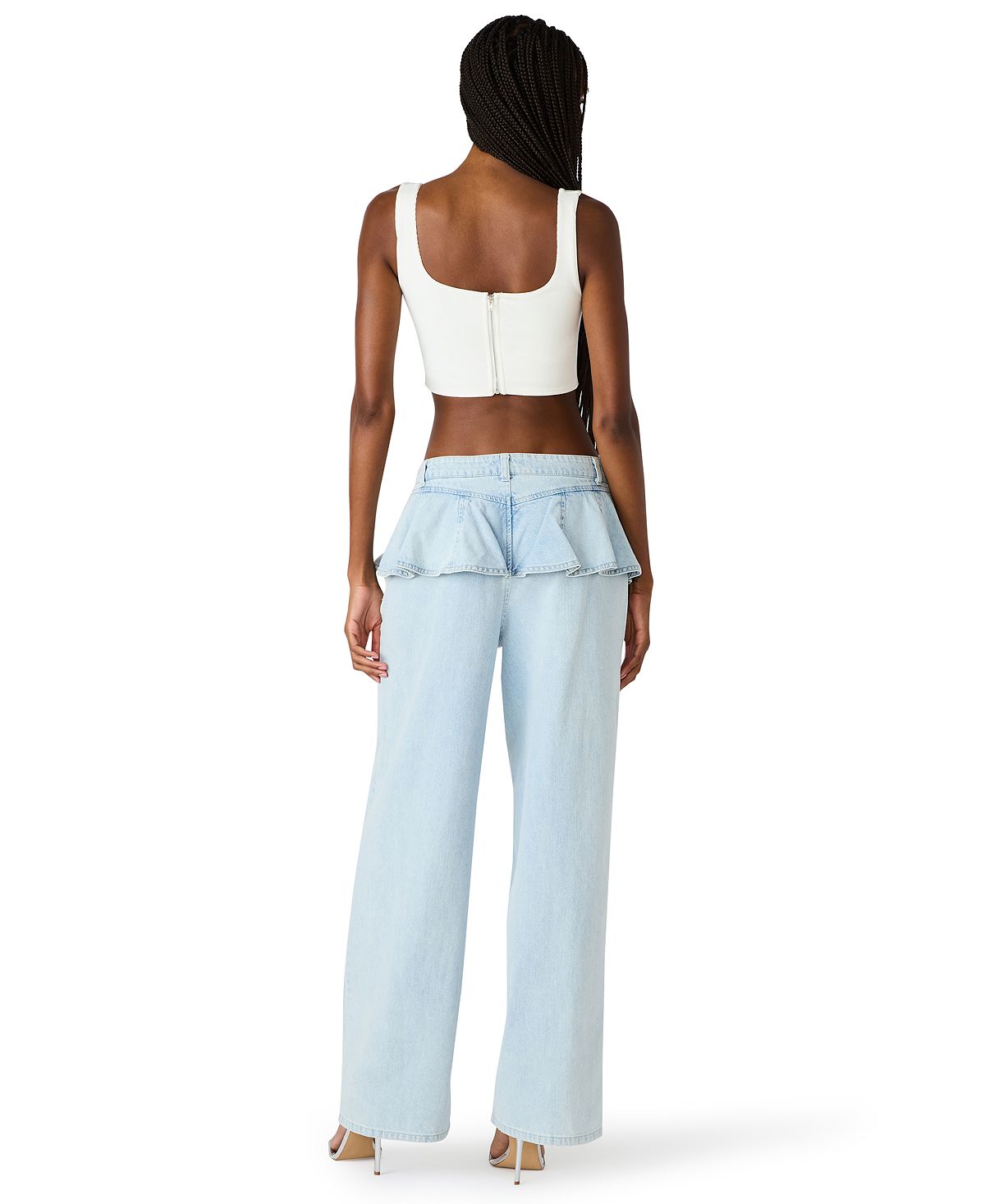 Steve Madden Women's Mid-Rise Wide Leg Jeans view 5 — MAYCSS fashion products