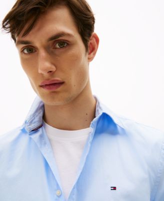 Men's Regular-Fit Stretch Poplin Button-Down Shirt