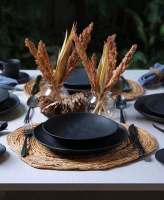 Stoneware Dinner Plates, Set of 6