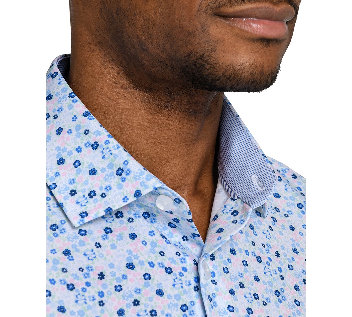 ConStruct Men's Slim-Fit Performance Stretch Dress Shirt