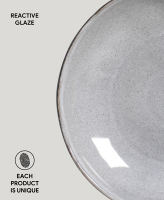 Stoneware Pasta Bowls, Set of 6