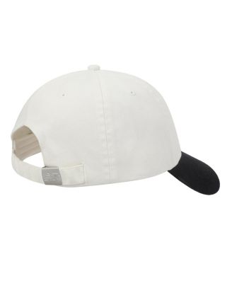 Men's Panel Stacked Logo Adult Black Hat