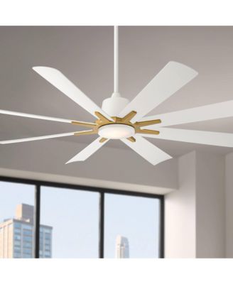 Hermosa Wind LED Damp Ceiling Fan