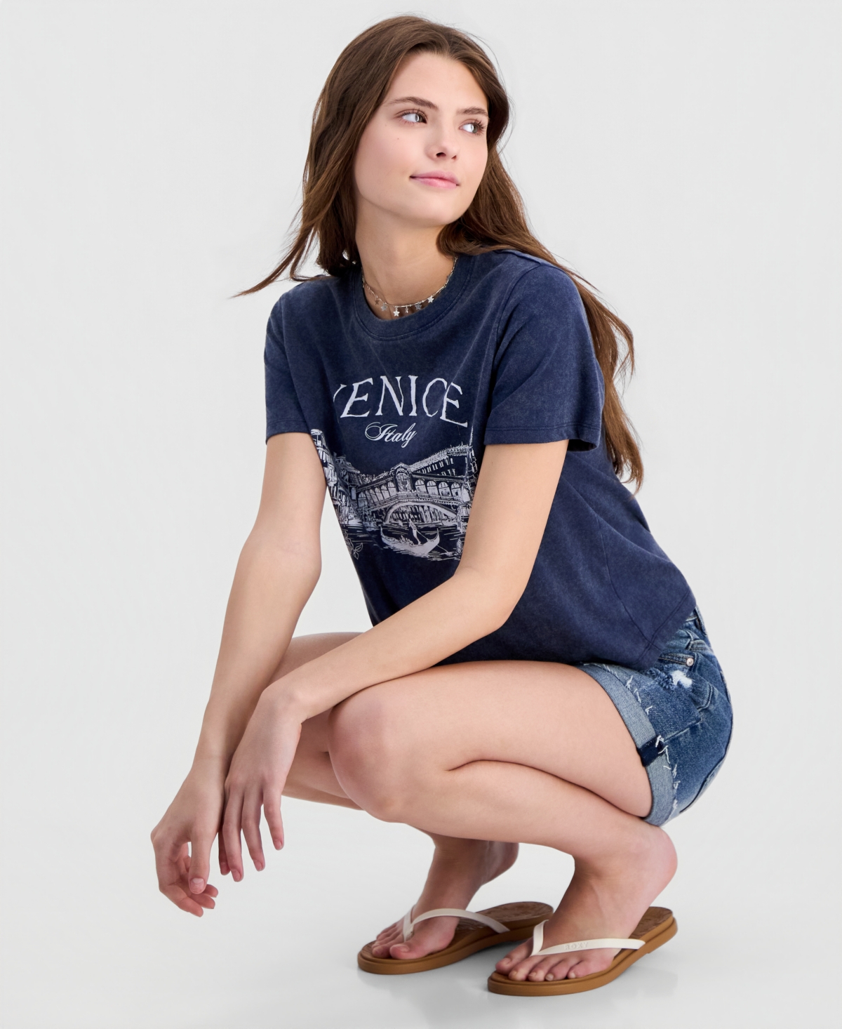 Rebellious One Juniors' Venice Graphic T-Shirt
