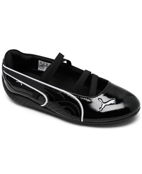 Детская повседневная обувь Puma Speedcat Ballet Glossy Mary Jane для девочки, цвет: Чёрный