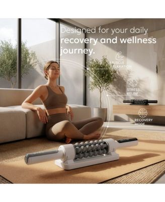 Swift Hands-Free Rolling Percussive Massager for Muscle Recovery, Tension Relief, and Relaxation