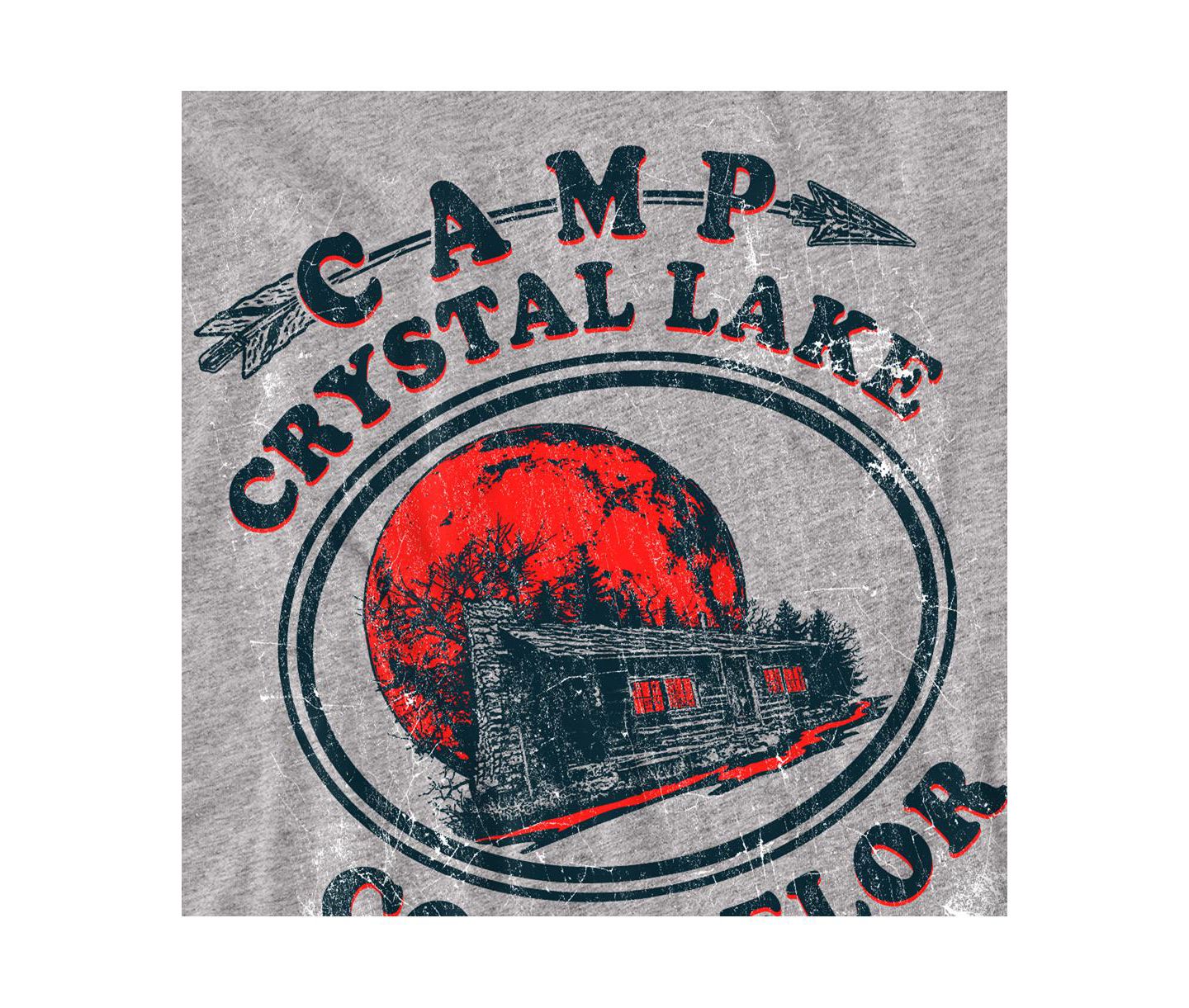 Мужская футболка Friday The 13th Camp Counselor, цвет: Меланжевый — фото 2