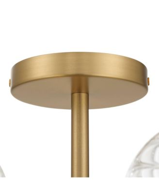 Possini Euro Magrania 23" Wide Gold Sputnik 3-Light Ceiling Light