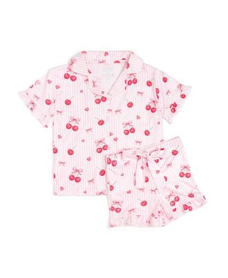 Big Girls Cherry Bows Lounge Set