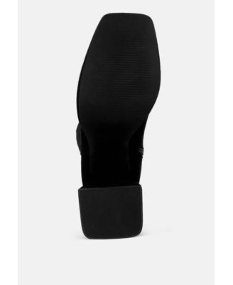 Womens ryo calf-length micro suede boots