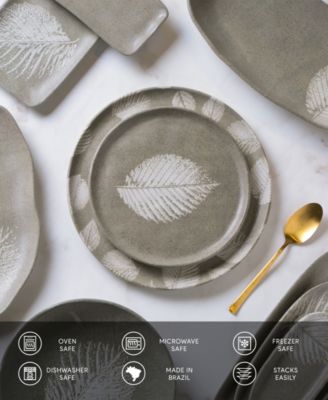 Seiva Stoneware Dessert Plates, Set of 6