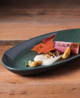 Stoneware Large Deep Oval Platters, Set of 4