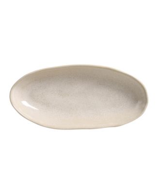 Stoneware Large Deep Oval Platters, Set of 4