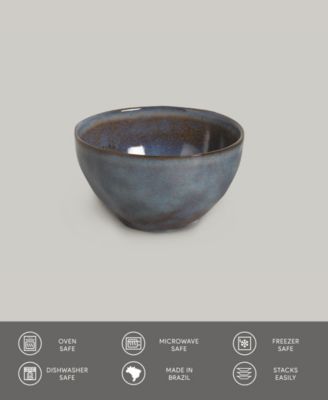 Stoneware Soup Bowls, Set of 6