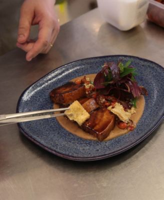 Stoneware Oval Dinner Plates, Set of 6