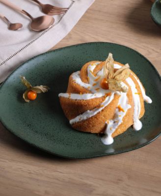 Stoneware Oval Dinner Plates, Set of 6