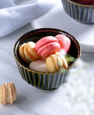 Stoneware Linhas Ramekins, Set of 6