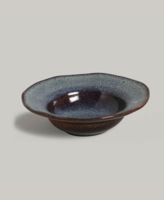 Stoneware Deep Rim Dessert Plates, Set of 4