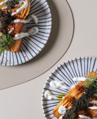 Elemento Stoneware Bread Plates, Set of 6