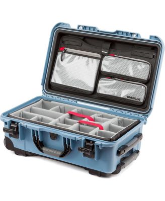 935 Wheeled Waterproof Hard Case Pro Photo Kit, Limited Edition Cyan Blue