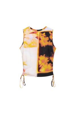 Women's T-shirt arty flowers