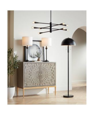 Livonia Matte Chandelier Modern Sputnik 8-Light Fixture for Dining Room House Foyer Kitchen