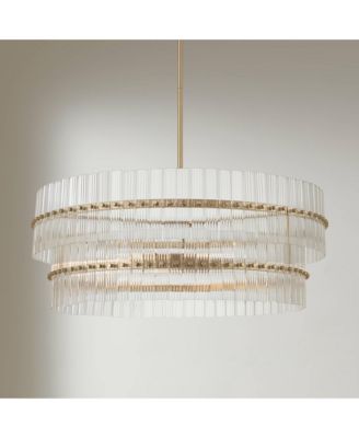 Emerson Matte Glass 6-Light Tiered Chandelier