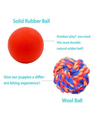 Different Interactive Dog Toys Puzzle Balls Squeaky Food Dispensing Safe Durable for Medium Large Dogs