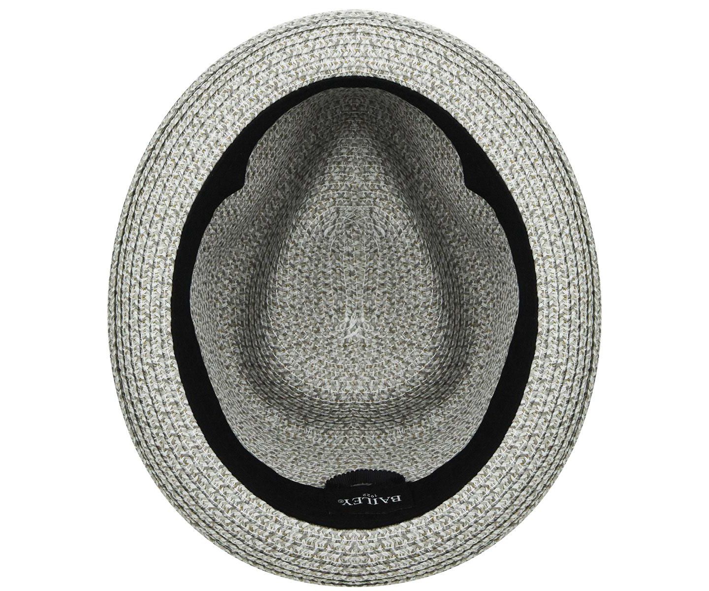 Мужской головной убор Bailey 1922 Billy Braided Trilby Hat, цвет: Пепельный — фото 2