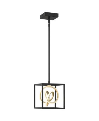 Christy 8" Modern Pendant Chandelier Ceiling Light Fixture Dining Room Over Table 3-Light LED  Finish Mini