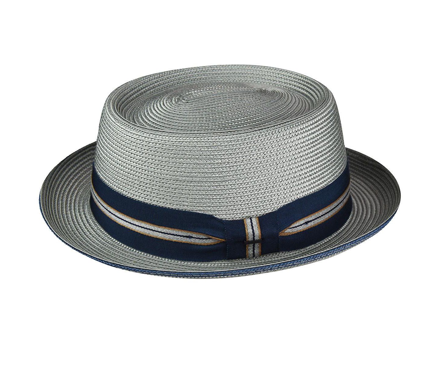Мужской головной убор Bailey 1922 Carver Pork Pie Hat, цвет: Серый — фото 1