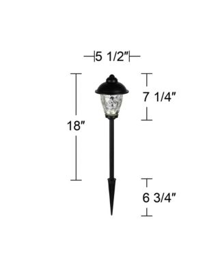 Concord 18" High Country 10-Piece Outdoor Landscape Path and Spot Light Set Porch House LED Bulb