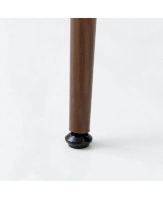 Set of 3 Upholstered Counter Height Stools with Metal Legs, 26" Seat Height