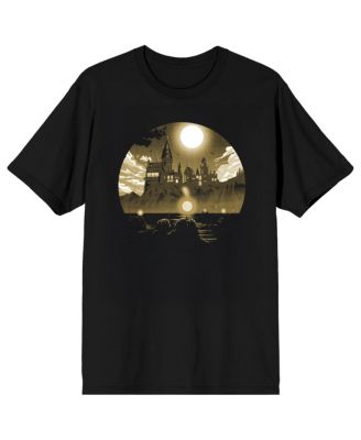 Men's Hogwarts First Year Half-Tone Crew Neck Short Sleeve T-shirt