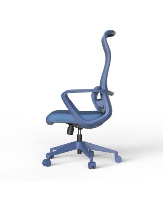 Home Office Desk Chair Featuring Breathable Mesh High Back, Adjustable Lumbar Support and Soft Foam Cushion for Study Room