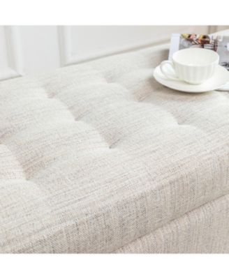 Storage Ottoman Bench for Bedroom End of Bed Bench Foot of Bed Bench Entryway Bench