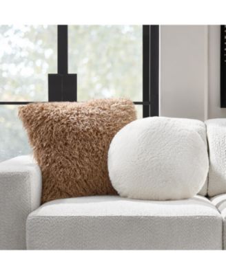 Micah Faux Mongolian Pillow