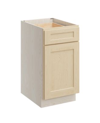 18" Single Base Cabinet with Full Overlay HDF Door and Dovetail Drawer