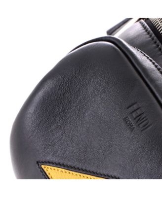 Front Pocket Monster Waist Bag Leather