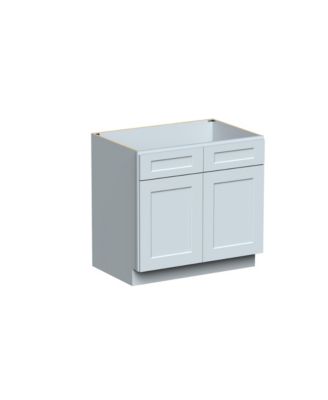 Sink Base Cabinet with Full Overlay HDF Doors and Dovetail Drawer