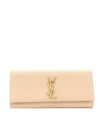 Long Classic Monogram Clutch Leather