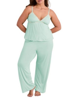 Plus Size Eloisa Tank Top and Pants Pajama Set