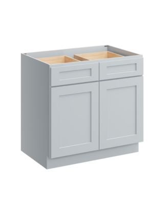36" Single Base Cabinet with Full Overlay HDF Door and Dovetail Drawer