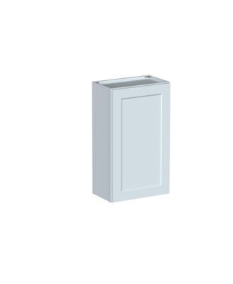 21"x36" Standard Wall Cabinet (1 Door 2 Shelves), Ready to Assemble Kitchen Cabinet with Solid Wood Frame, Soft-Close Slides and Hinge